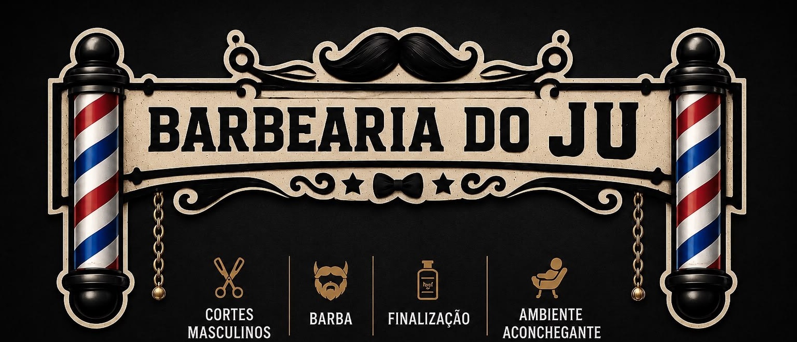 Logo Barbearia do Ju